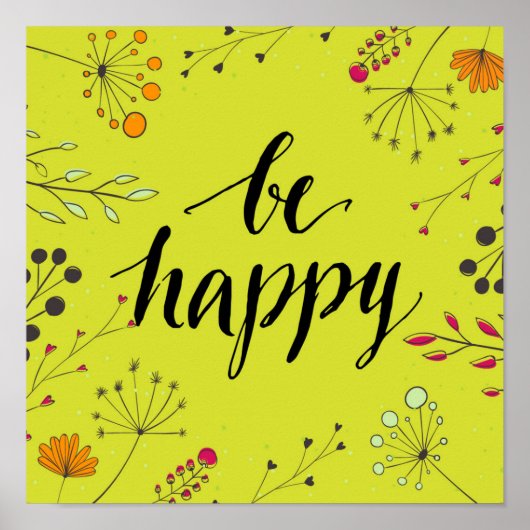 Be Happy 5 Poster (Vorne)