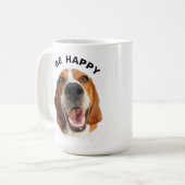 Be Happy Beagle Kaffeetasse (Vorderseite Links)