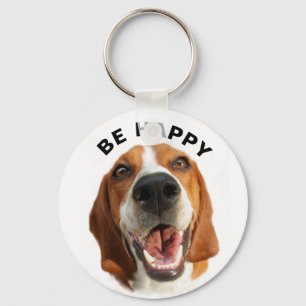Be Happy Beagle Schlüsselanhänger