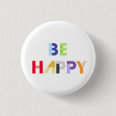 Be Happy Button (Vorderseite)