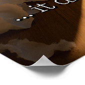 Be Happy Cat - Paper Mess Edition Poster (Ecke)