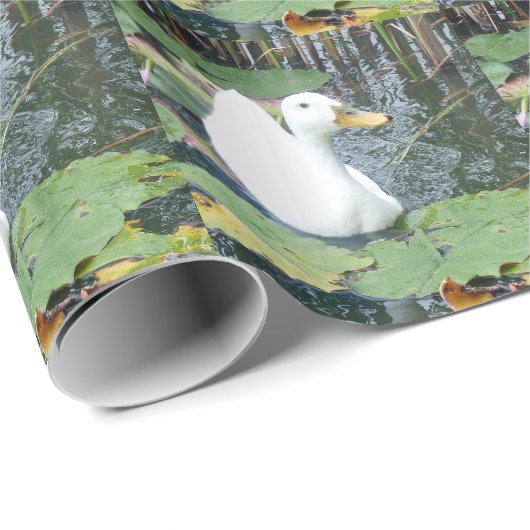 Be Happy Duck Geschenkpapier (Rolleneckpunkt)
