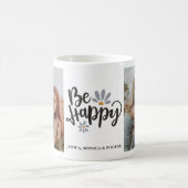 "Be Happy" Foto Tasse (Mittel)