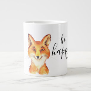 Be Happy Fox Jumbo-Tasse
