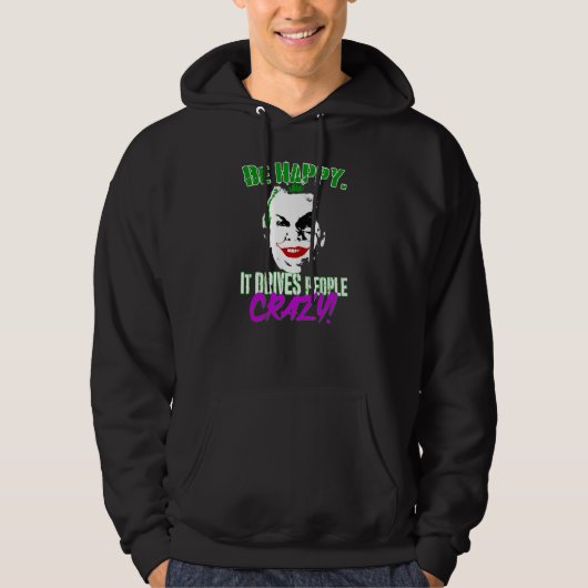 Be Happy Hoodie (Vorderseite)