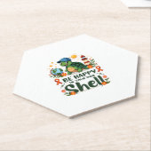 Be Happy In Your Own Shell Turtle Autism Awareness Untersetzer (angewinkelt)