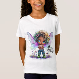 Be Happy Lil Fairy Kids T - Shirt