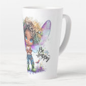 Be Happy Lil Fairy Latte Tasse (Rechte Ecke)