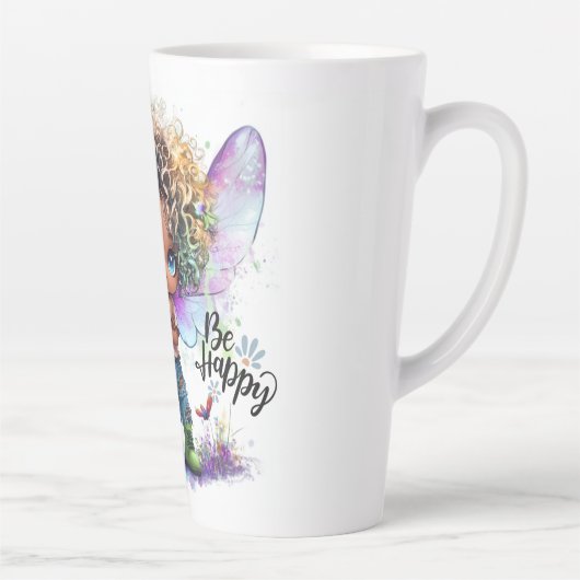 Be Happy Lil Fairy Latte Tasse (Rechts)