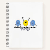 Be Happy Notebook Notizblock (Vorderseite)