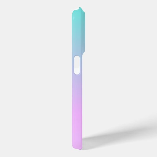 Be Happy Pastel Gradient iPhone Case (Rückseite / Rechts)