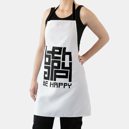 Be happy schürze (InSitu)