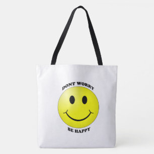 Be Happy Smiley Tasche