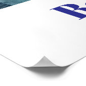 Be Happy! Smiling Sun in Garden. Poster (Ecke)