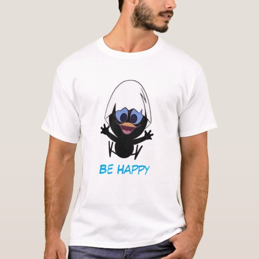 Be Happy T-Shirt (Vorderseite)