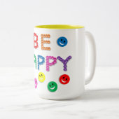 Be Happy Tasse (VorderseiteRechts)