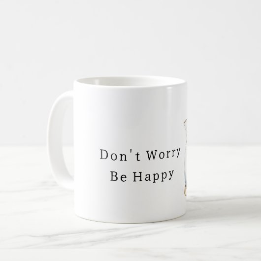 Be Happy Teapot Kaffeetasse (Vorderseite Links)