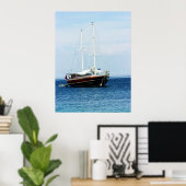 Be Happy Yatch Poster (Heimbüro)