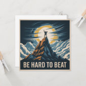 Be Hard To Beat Karte (Vorderseite/Rückseite Beispiel)