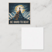 Be Hard To Beat Quadratische Visitenkarte (Vorne/Hinten)