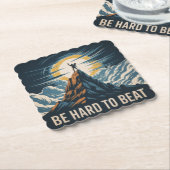 Be Hard To Beat Untersetzer (angewinkelt)