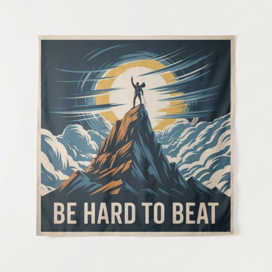 Be Hard To Beat Wandteppich (Vorderseite)