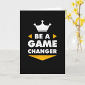 BE hat die positive Motivation verändert. Karte (Gelbe Blume)