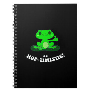 Be HopTimistic Funny Frost Lover Niedlicher Fros Notizblock