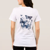 "BE" Inspiriert Inspiration Motivierend Tri-Blend Shirt (Rückseite)