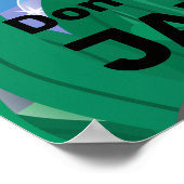 Be Jawsome Shark Poster (Ecke)