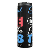 Be Joyful In Hope Romans 12:12 Thermosbecher (Rückseite)