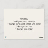 BE JOYFUL PRIMITIVE ILLUSTRATED POSTCARD POSTKARTE (Rückseite)