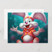 Bé Kaninchen Postkarte (Vorne/Hinten)