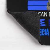 Be Kind Alopecia Awareness Elephant Retro Backgrou Mousepad (Ecke)