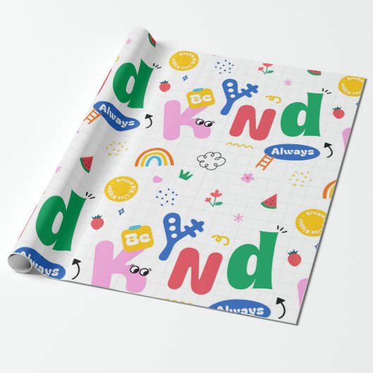 Be Kind Always Geschenkpapier (Ungerollt)