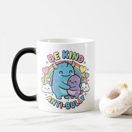Be Kind Anti Bully Verwandlungstasse (Mit Donut)