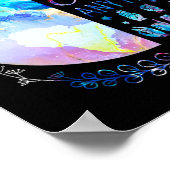 Be Kind Asl Alphabet American Sign Language Deaf A Poster (Ecke)