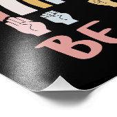 Be Kind ASL III - Amerikanische Gebärdensprache Fotodruck (Ecke)