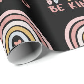 Be Kind ASL III - Amerikanische Gebärdensprache Geschenkpapier (Rolleneckpunkt)