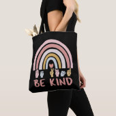 Be Kind ASL III - Amerikanische Gebärdensprache Tasche (Von Nahem)