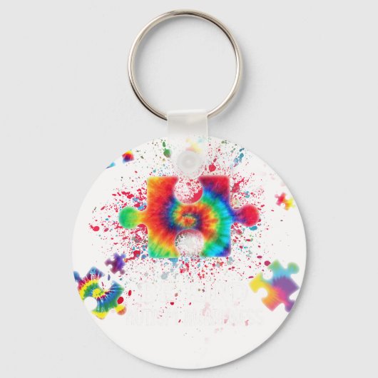 be kind autism awarenes schlüsselanhänger (Vorderseite)