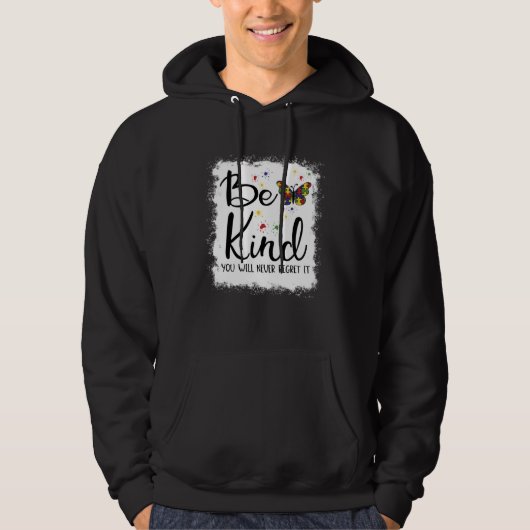 Be Kind Autism Awareness In April We Wear Blue For Hoodie (Vorderseite)