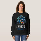 Be Kind Autism Awareness Month Puzzle Piece Heart Sweatshirt (Vorne ganz)
