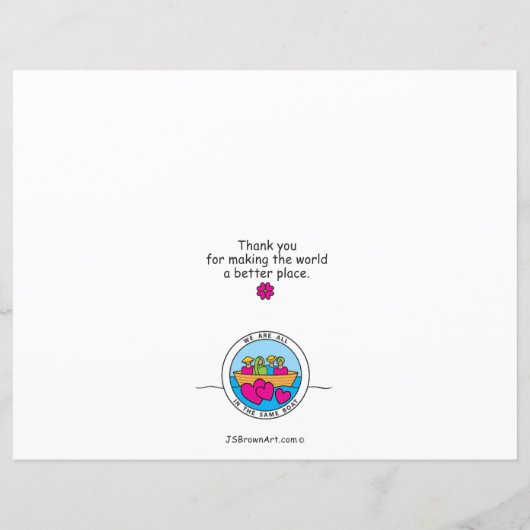 Be Kind_Flat Paper Sheet 11"x 8,5" (Rückseite)