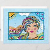 Be Kind_Flat Paper Sheet 11"x 8,5" (Vorne/Hinten)