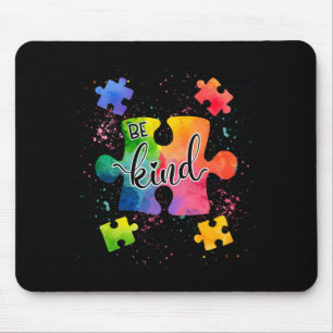 Be kind for a good life color design mousepad
