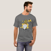 Be Kind Gnome And Bee Hippy Gnome Lover T-Shirt (Vorne ganz)