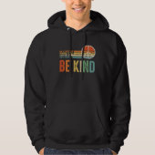 Be Kind Kindness Autism Peace Sign Tie Dye Spread Hoodie (Vorderseite)