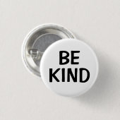 Be Kind | Kindness Message Pin Button (Vorne & Hinten)