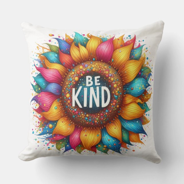 Be Kind Kissen (Vorderseite)